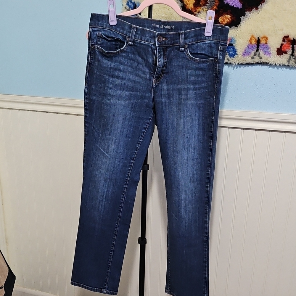 Classic Blue Straight Leg Jeans